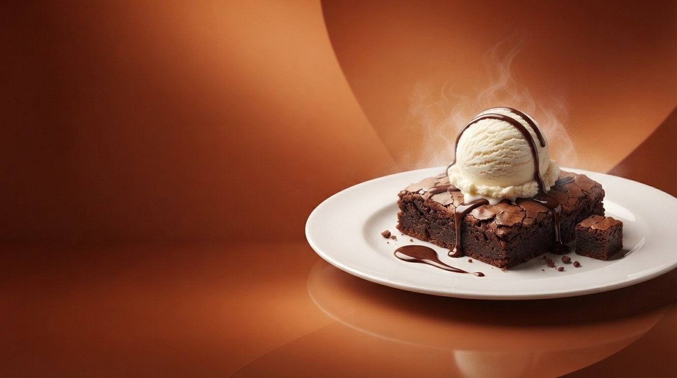 Taça brownie com sorvete Moara