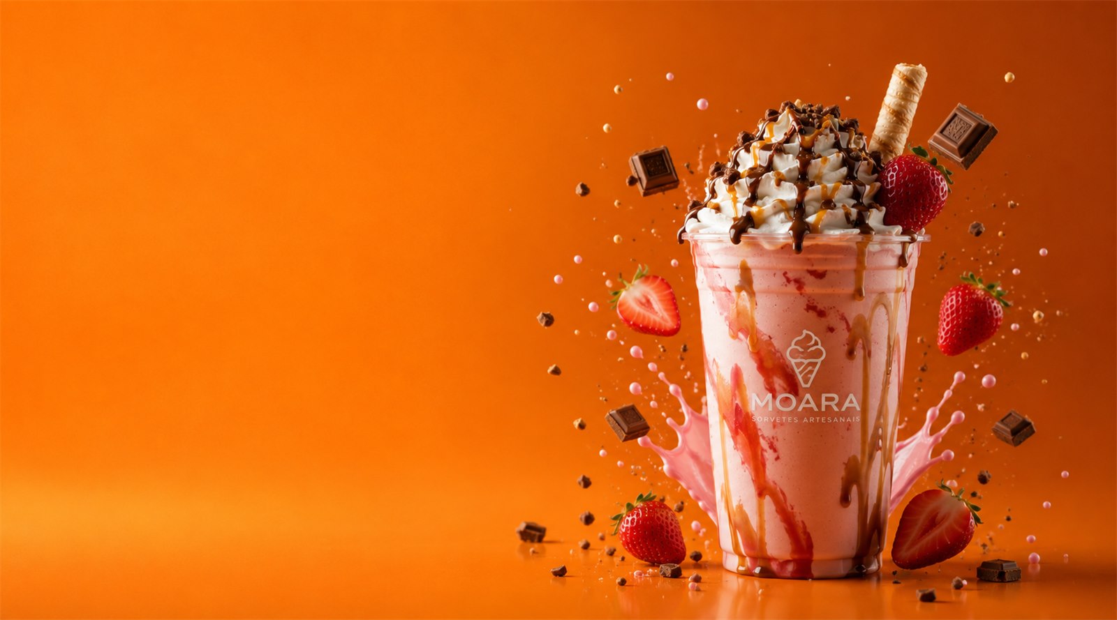 Milk Shake cremoso Moara